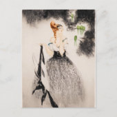 巣の中で， 1922年ルイ・イカート著 ポストカード (正面)