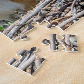 巣の中のオスプレイの少年 ジグソーパズル (側面)