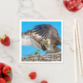 巣の中のオスプレイの少年 スタンダードカクテルナプキン (インサイチュ)