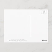 巣の中のオスプレイの少年 ポストカード (裏面)