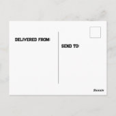 巣の中のゴールデンイーグル ポストカード (裏面)