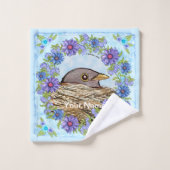 巣の中の鳥バスタオルセット バスタオルセット (ウォッシュタオル)