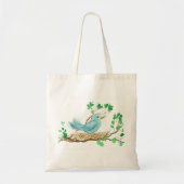 巣の中の鳥 トートバッグ (正面)