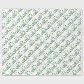 巣の中の鳥 ラッピングペーパー (フラット)