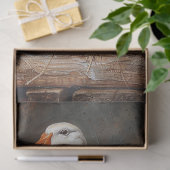 巣の切り離し絵を描に乗るガチョウ 薄葉紙 (ギフト)