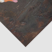 巣の切り離し絵を描に乗るガチョウ 薄葉紙 (詳細)