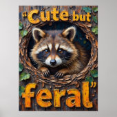 巣の守護者：アライグマのパーチ ポスター (正面)