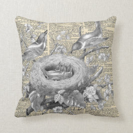 巣の辞書に載っているフランスのプリント クッション