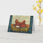 巣めん カード (黄色い花)