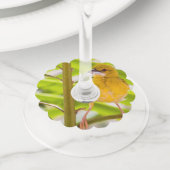 巣を作る時間 ワイングラスタグ (クローズアップ)