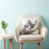 巣を造っている素晴らしい青鷲 クッション (椅子)