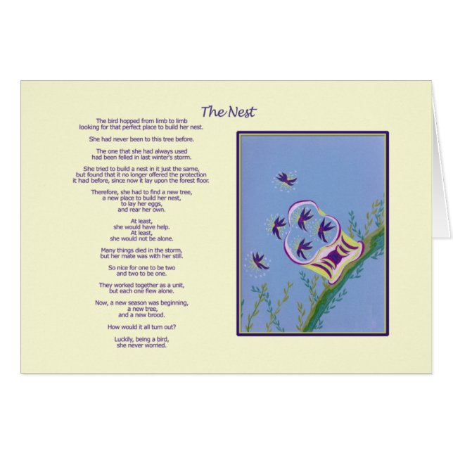 巣カード (正面横)