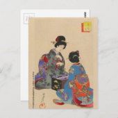 巣獄豊原親信による双六合戦 ポストカード (正面/裏面)