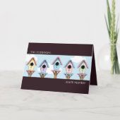 巣箱|の新しい住所発表カード 案内状 (正面)