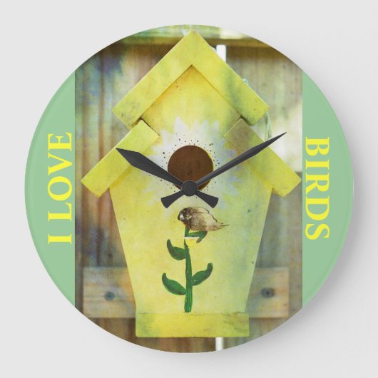巣箱 ラージ壁時計 (正面)