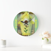 巣箱 ラージ壁時計 (ホーム)