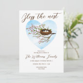 巣賛美信仰赤ちゃんシャワー入りパーティー 招待状 (スタンド正面)