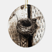 巣 セラミックオーナメント (左)