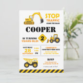 工事パーティーの招待状 招待状 (スタンド正面)