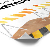 工事中の当事者 ポスター (角)