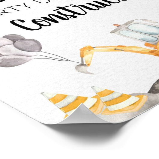 工事中の当事者 ポスター (角)