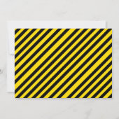 工事中パーティーの招待状 招待状 (裏面)