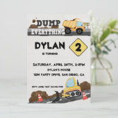 工事中パーティートラック 招待状 (スタンド正面)