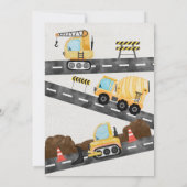 工事中パーティートラック 招待状 (裏面)