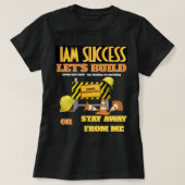 工事中 Tシャツ (デザイン正面)