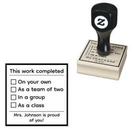 工事完成パーソナライズされた先生ゴム印 ラバースタンプ