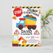 工事現場の誕生日ボーイ　全てを投げ出す 招待状 (スタンド正面)