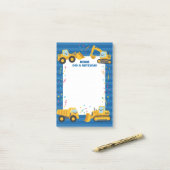 工事用トラックのカスタム ミツヴァ  ポストイット (デスク上)
