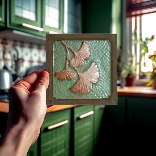 工人銀杏瓦 タイル