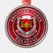 工兵隊クリスマス メタルオーナメント (正面)