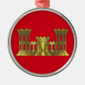 工兵隊クリスマス メタルオーナメント (正面)