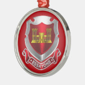 工兵隊クリスマス メタルオーナメント (左)