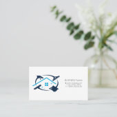 工具の名刺で手洗い 名刺 (スタンド正面)