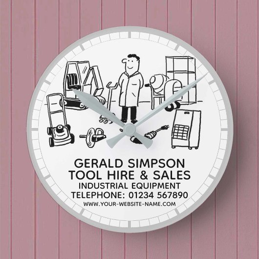 工具の採用および販売の産業用機器 ラウンド壁時計