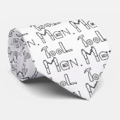 工具の男は、工具のスケッチ、ネクタイを綴る ネクタイ (ロール)