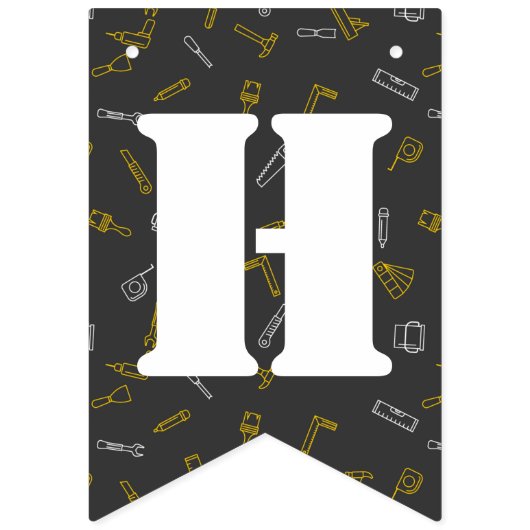 工具または建築パーティー束ペナントバナー バンティングフラッグ (第2の旗)