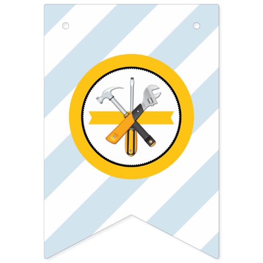 工具または建築パーティー束ペナントバナー バンティングフラッグ (第1の旗)