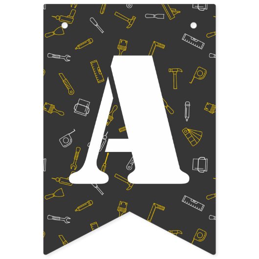 工具または建築パーティー束ペナントバナー バンティングフラッグ (第3の旗)