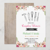 工具やガジェットのシャワーパーティー招待状 招待状 (正面/裏面)