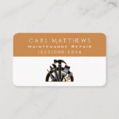 工具デザイン便利整備修理サービス 名刺 (正面)