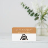 工具デザイン便利整備修理サービス 名刺 (スタンド正面)