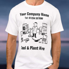 工具レンタルカートゥーン Tシャツ