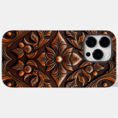 工具付きフェイクレザーデザイン Case-Mate iPhoneケース (裏面 (横))