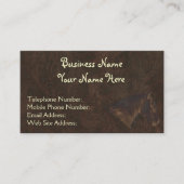 工具付きフェイクレザーラングラースタイルXII 名刺 (正面)