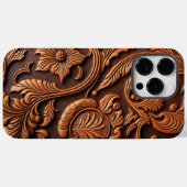 工具付きレザーデザイン Case-Mate iPhoneケース (裏面 (横))