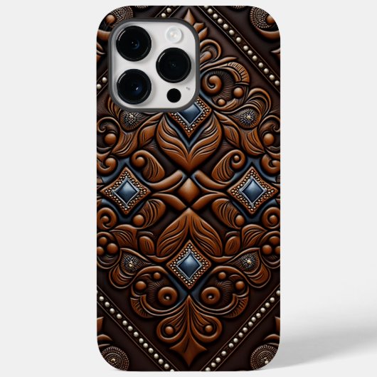 工具付きレザーデザイン Case-Mate iPhoneケース (裏面)